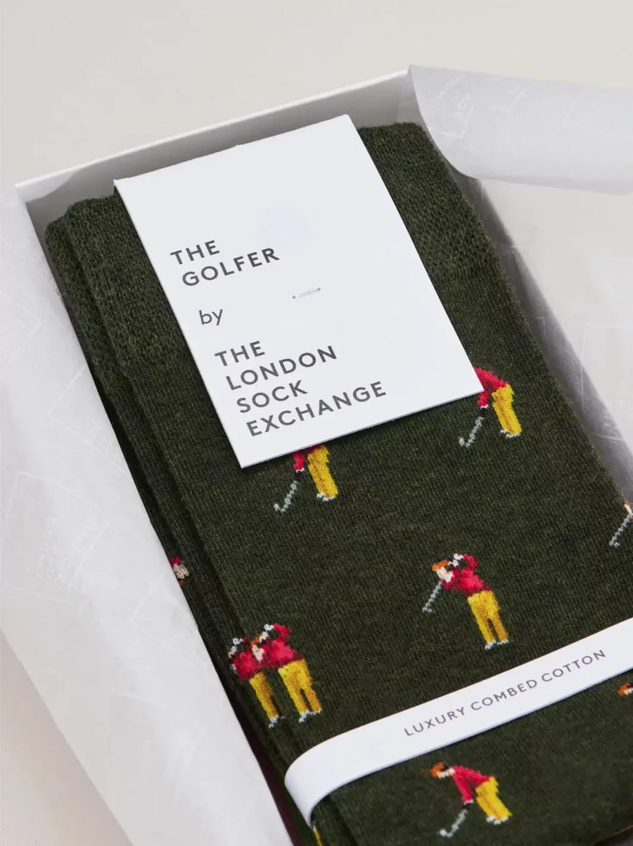 The Golfer Socks Gift Box