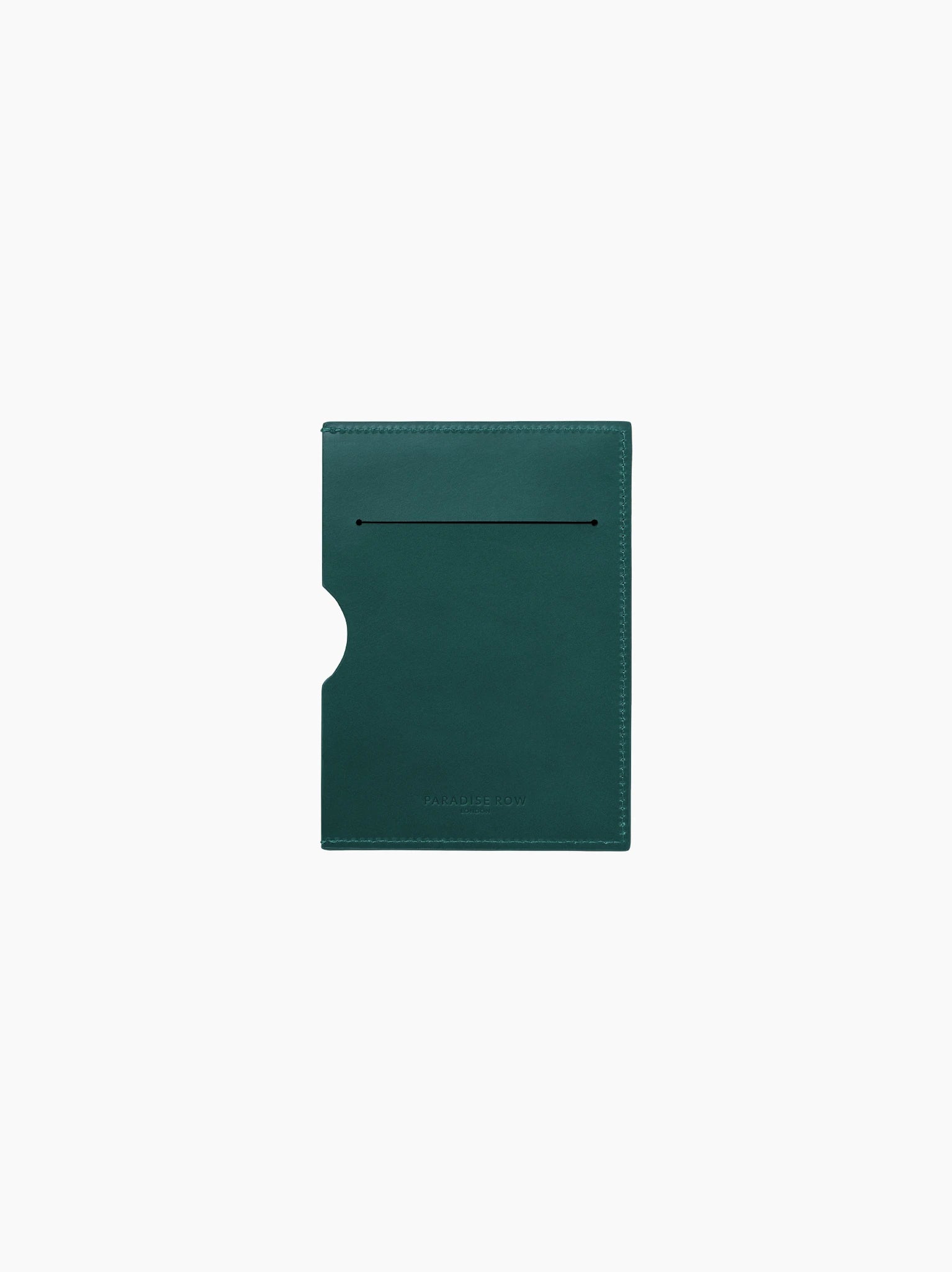 Green Leather Passport Holder