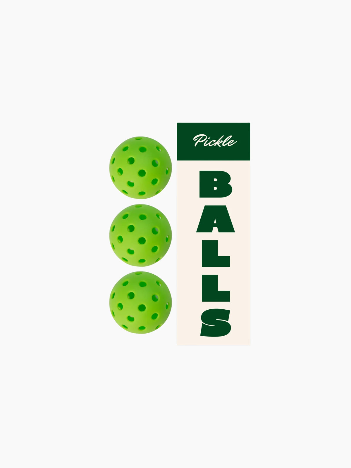 Pickleball Balls Set of 3