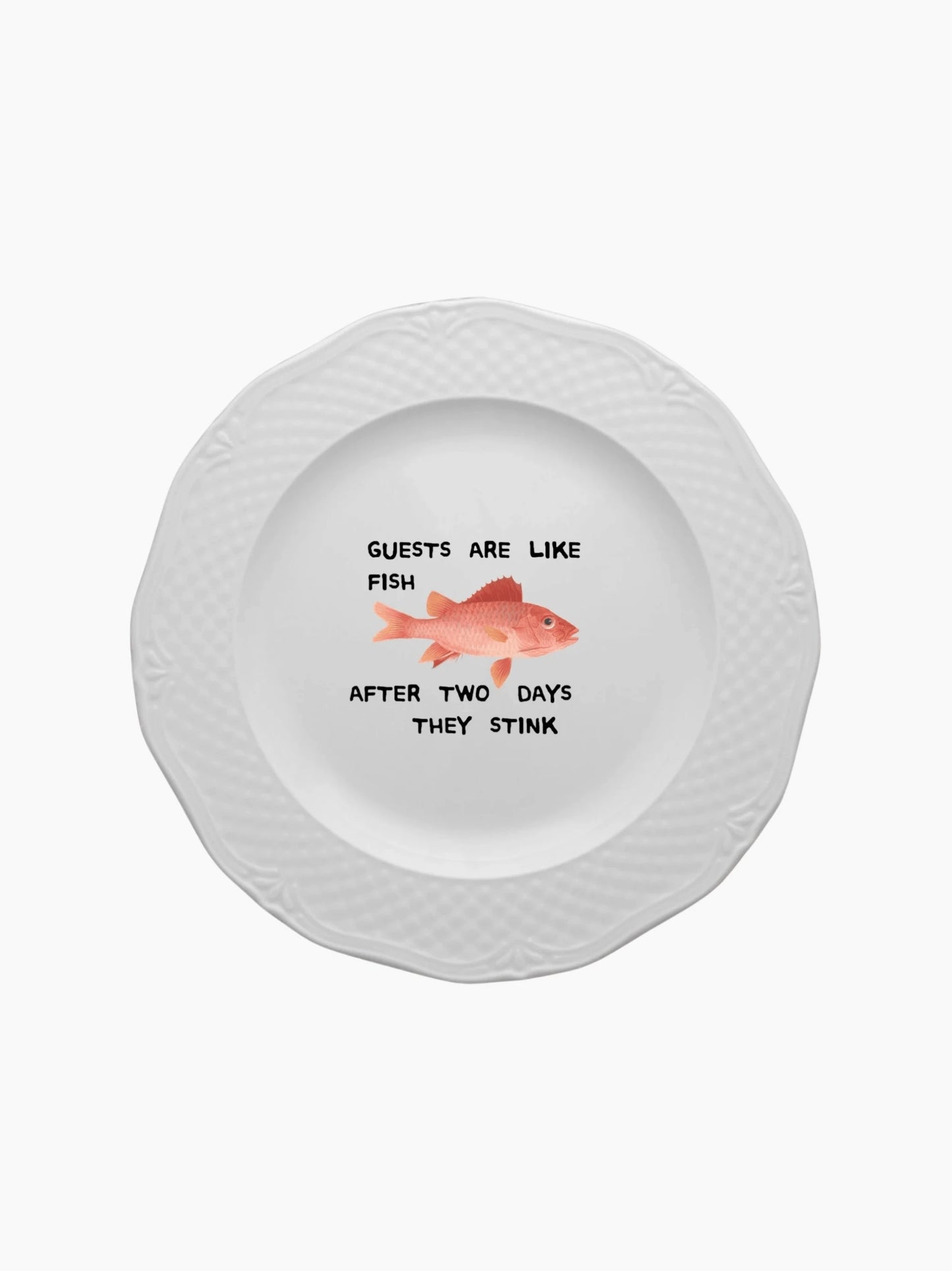 Guests Are Like Fish Plate