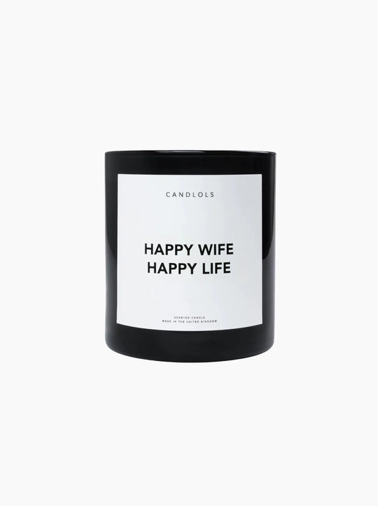 Happy Wife Happy Life Candle