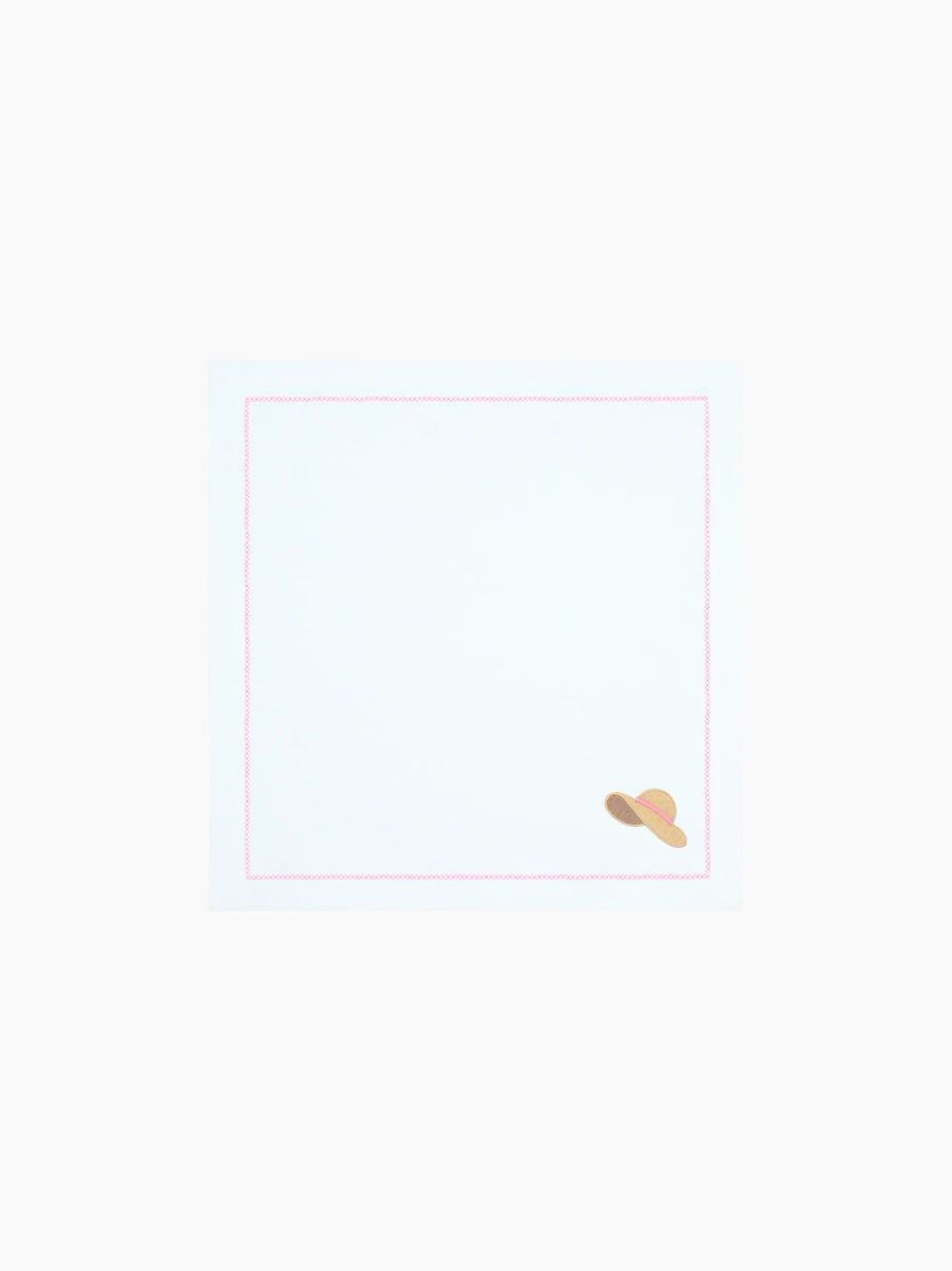 Le Chapeau The Hat Linen Napkin