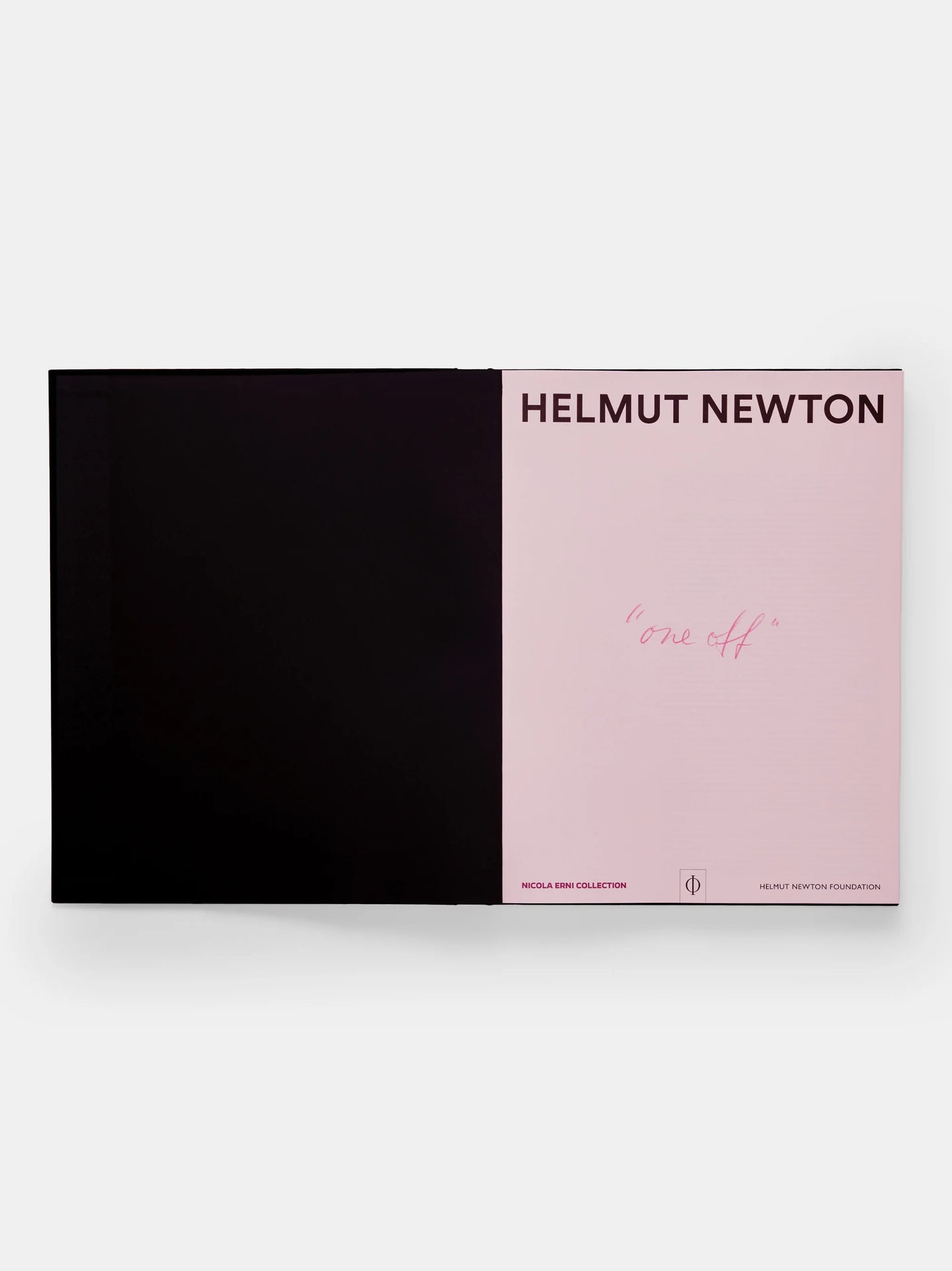 Helmut Newton: One-Off Book
