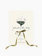 Green Hen Party Invite Card