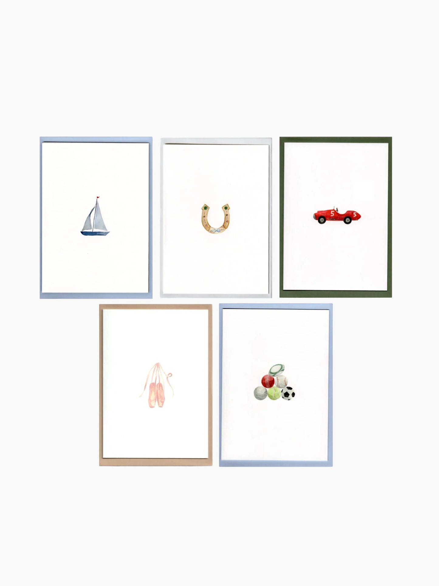 Hobbies Cards Pack of 5