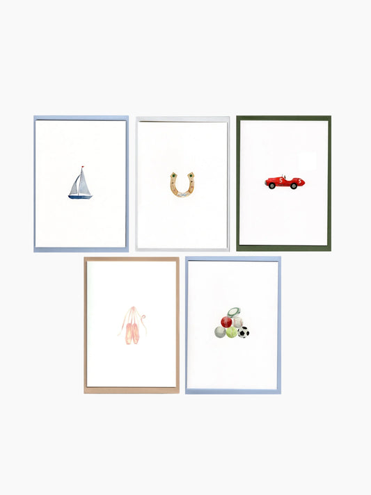 Hobbies Cards Pack of 5