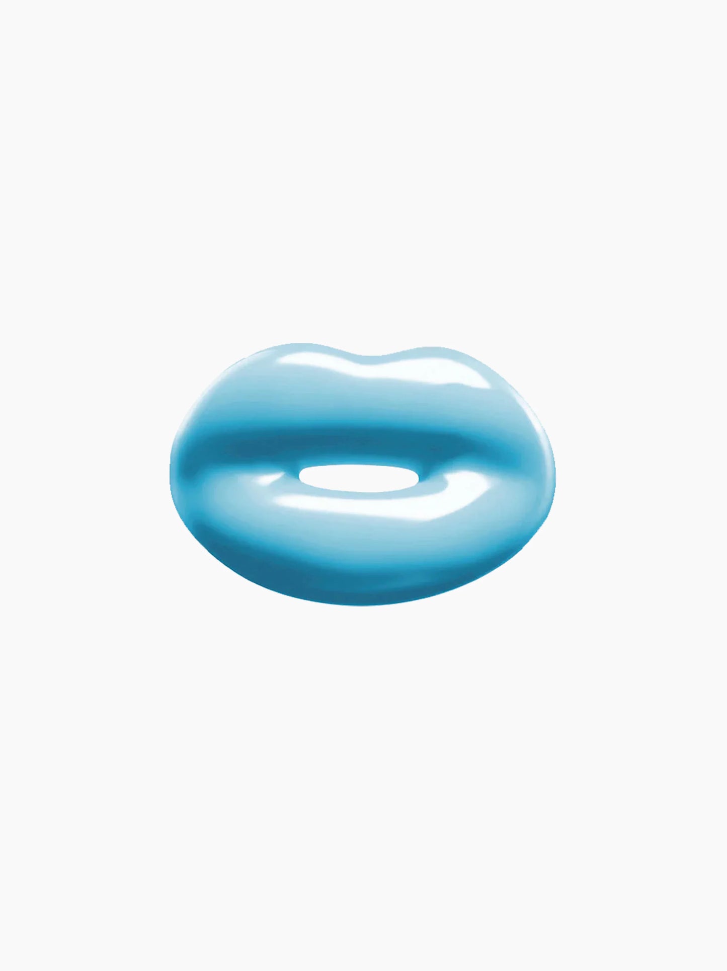 Pastel Blue Lips Ring