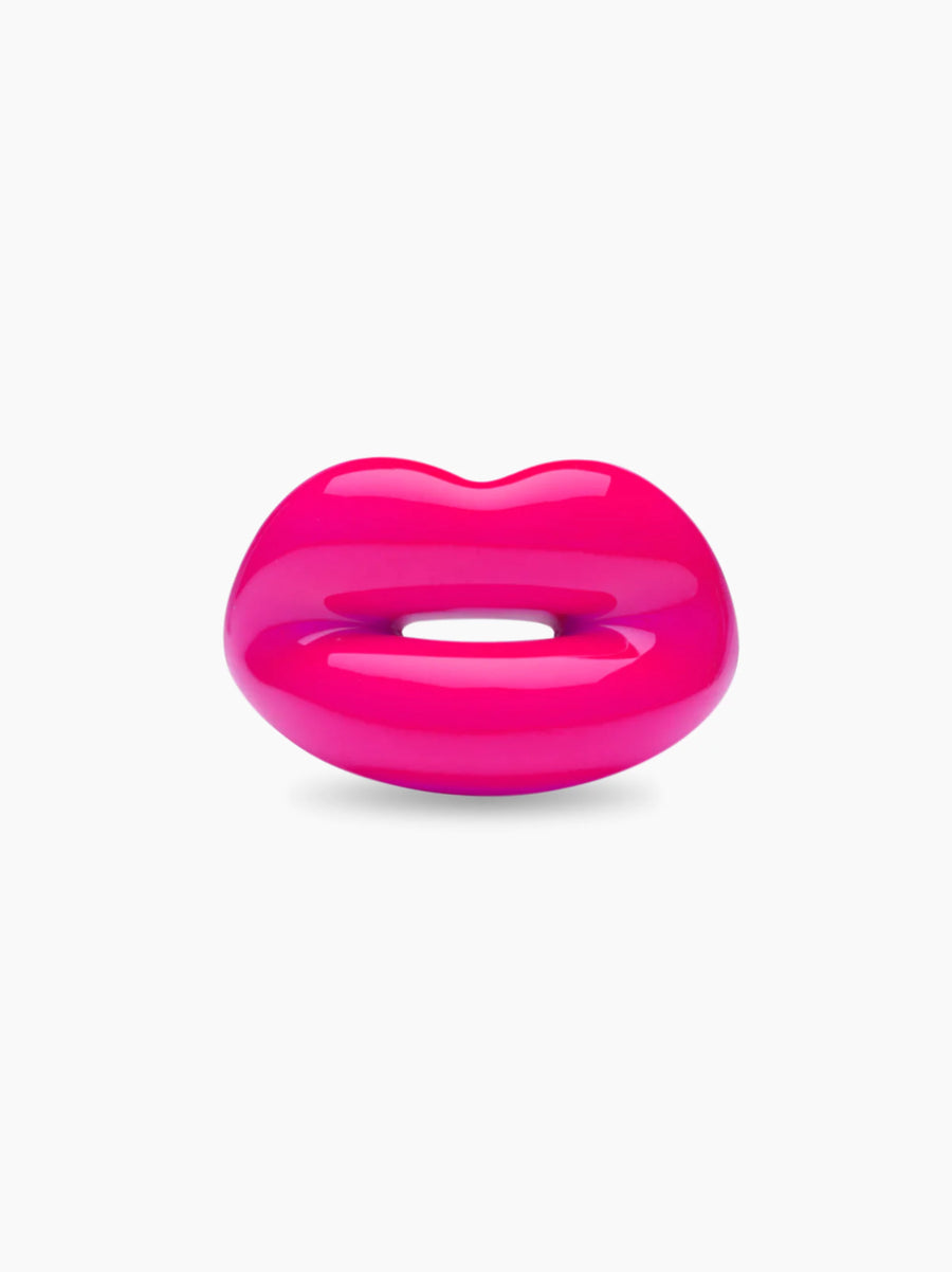 Neon Pink Lips Ring