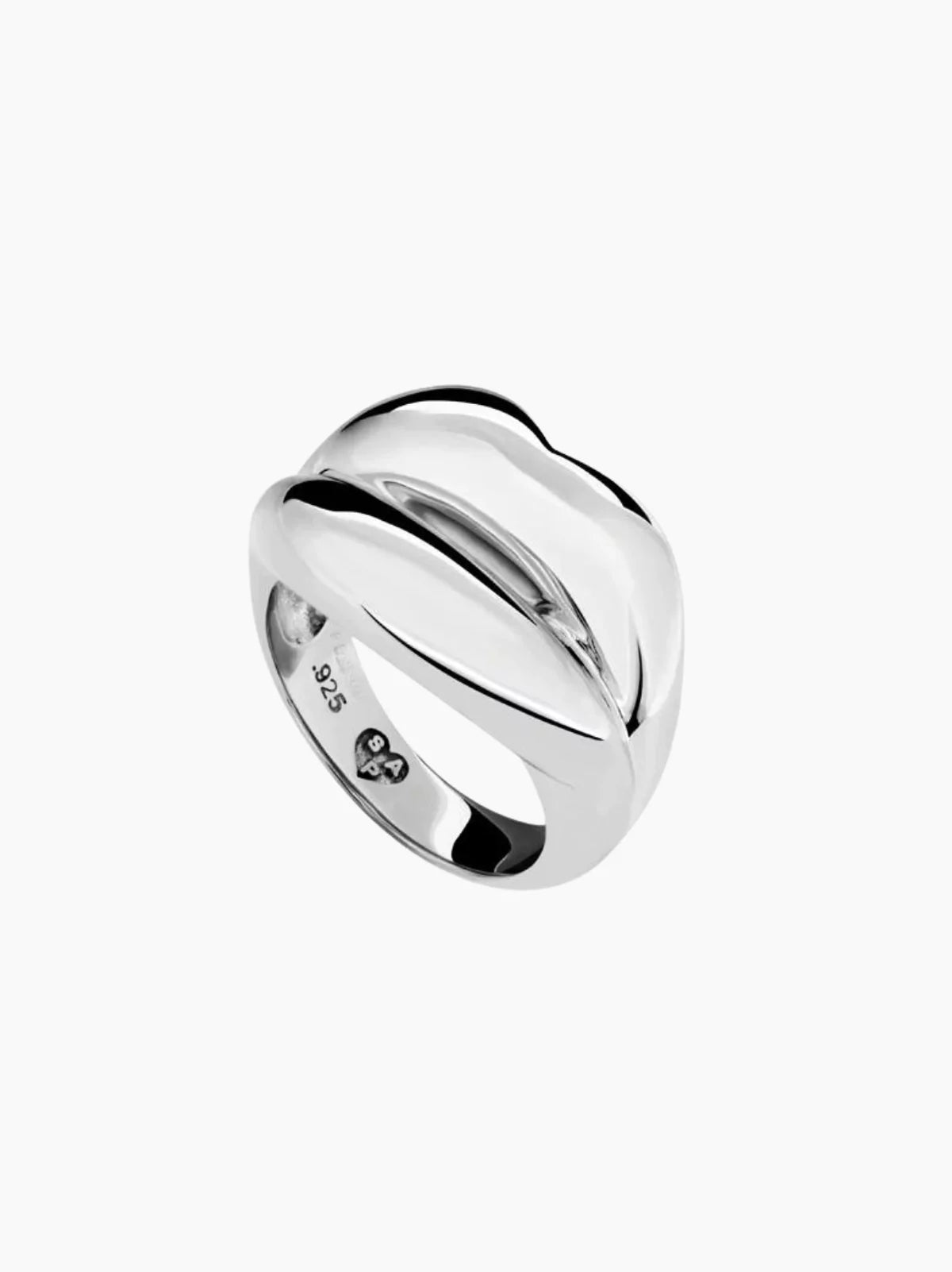 Silver Lips Ring