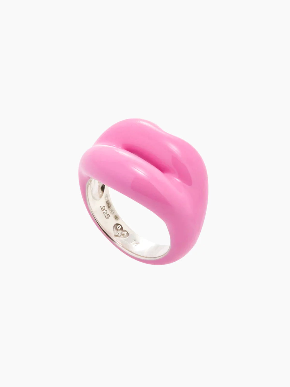 Peppy Pink Lips Ring