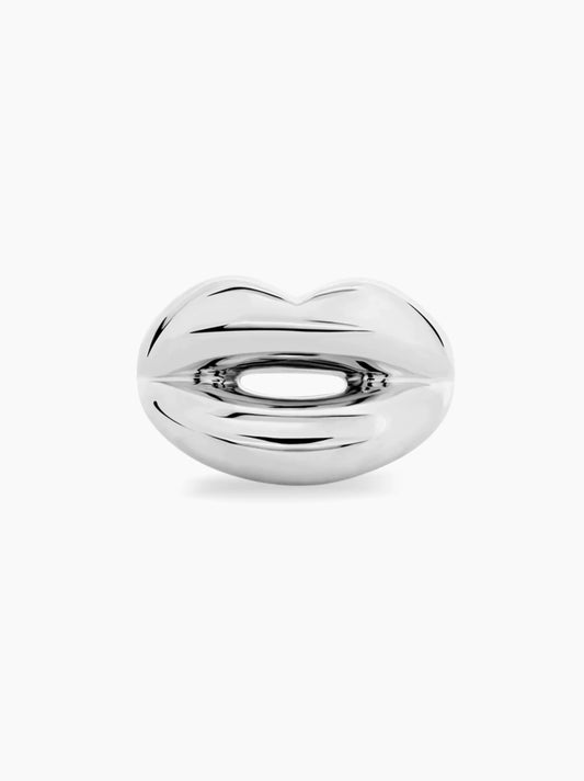 Silver Lips Ring