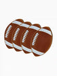 Football Cocktail Napkins Set