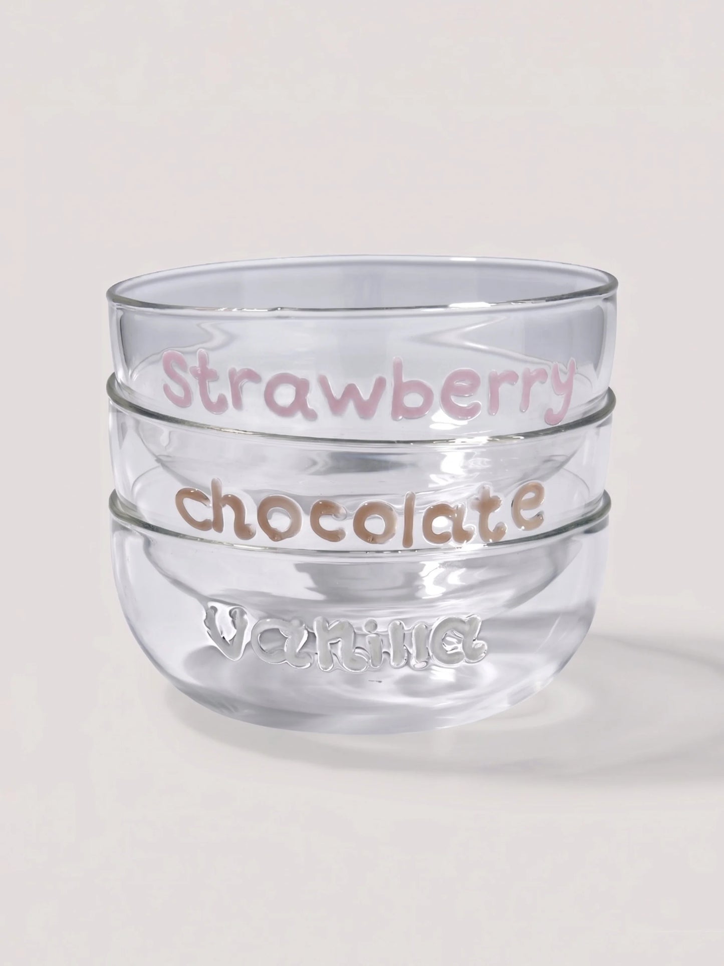 Ice Cream Bowls Set of 3