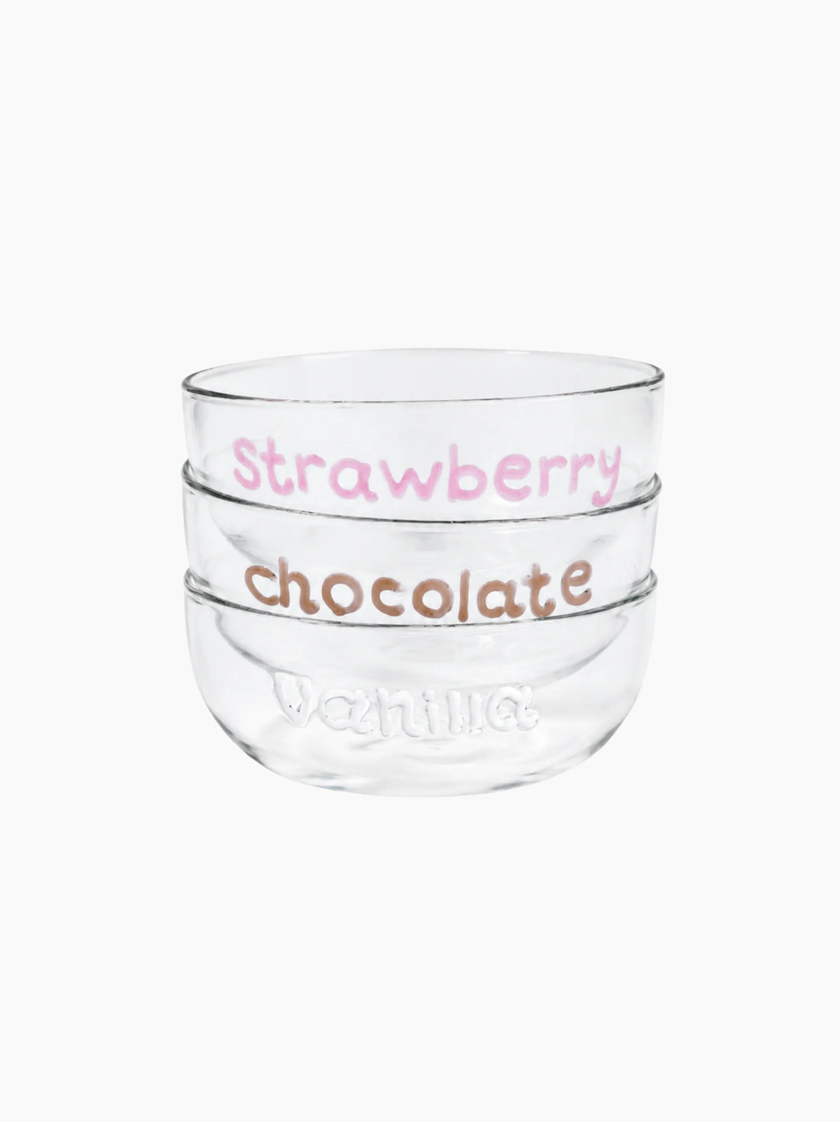 Ice Cream Bowls Set of 3