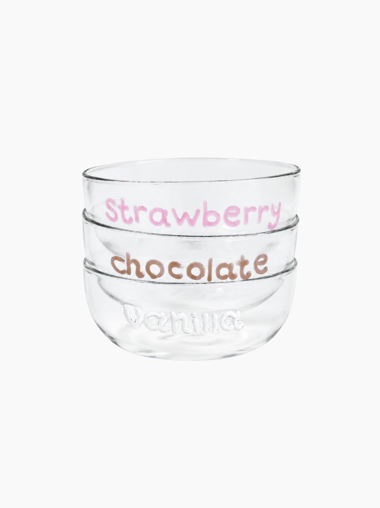 Ice Cream Bowls Set of 3