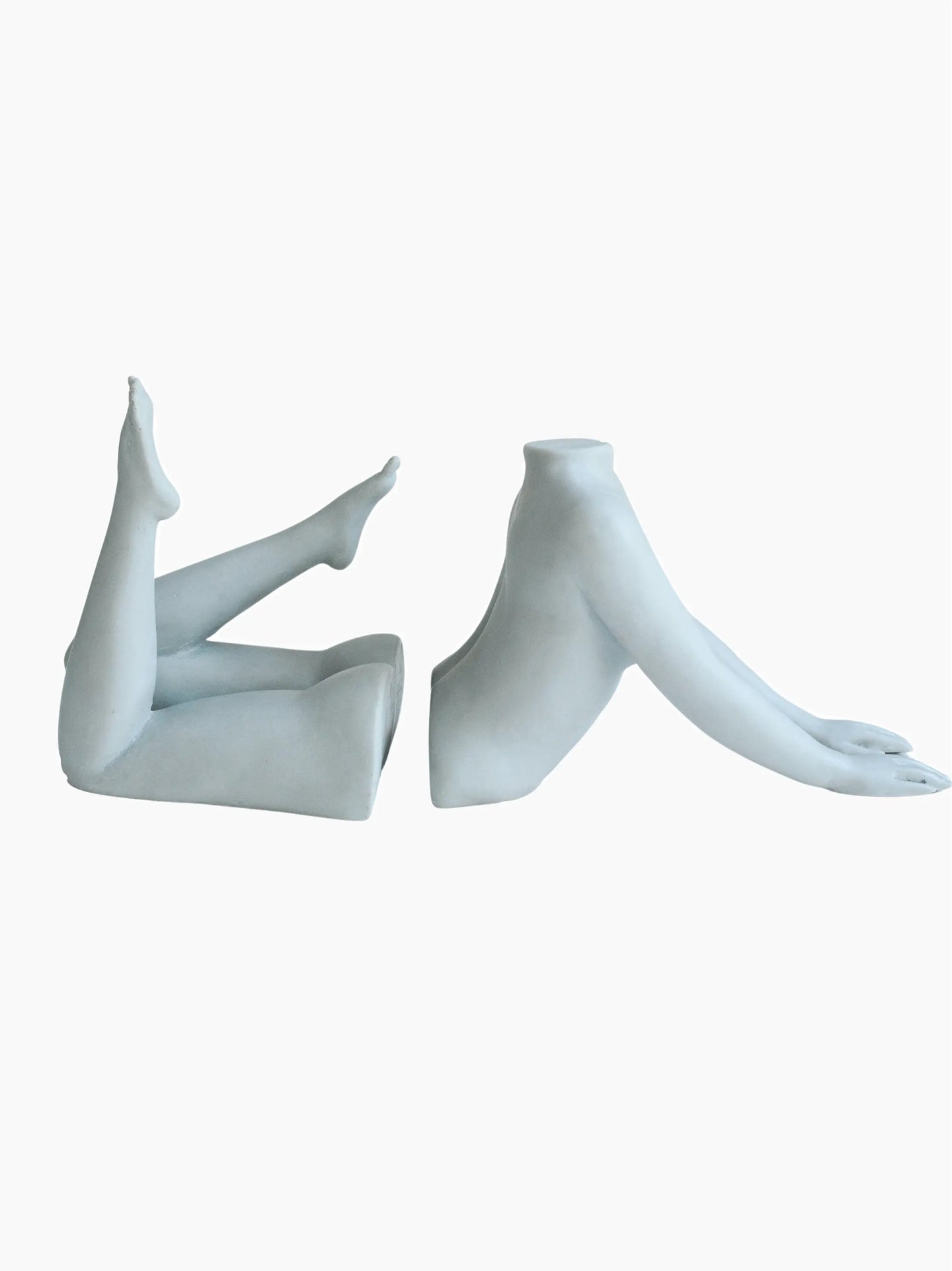 Stone Sculpture Pose Bookends