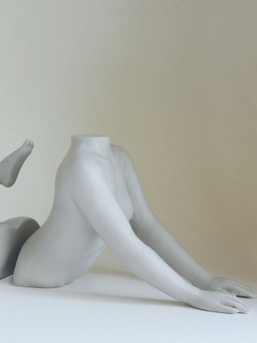 Stone Sculpture Pose Bookends