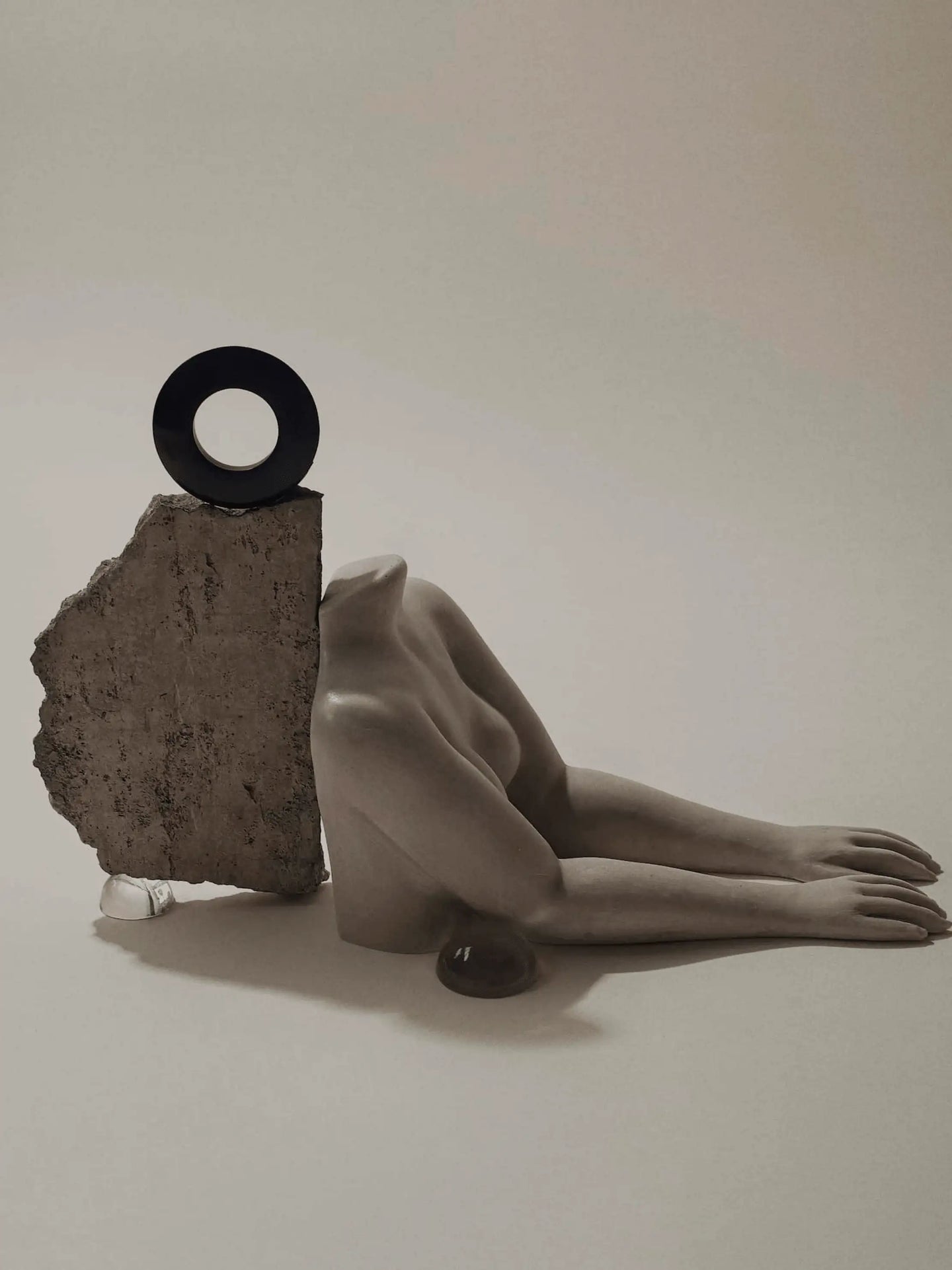 Stone Sculpture Bookends