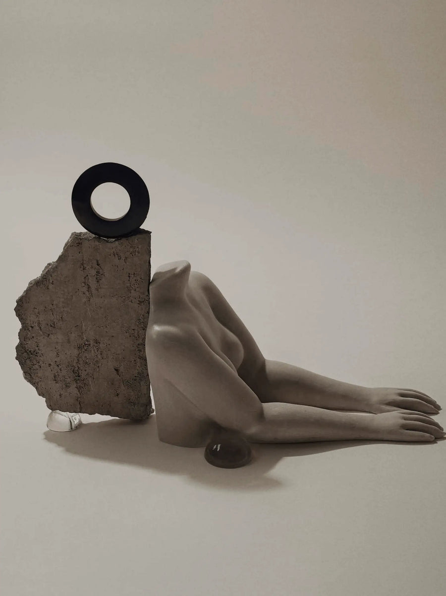 Stone Sculpture Bookends