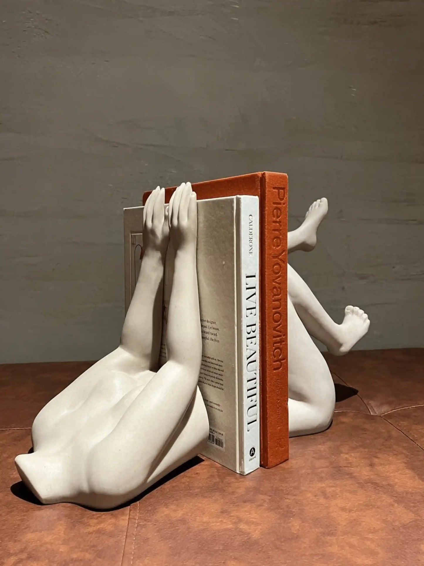 Stone Sculpture Bookends