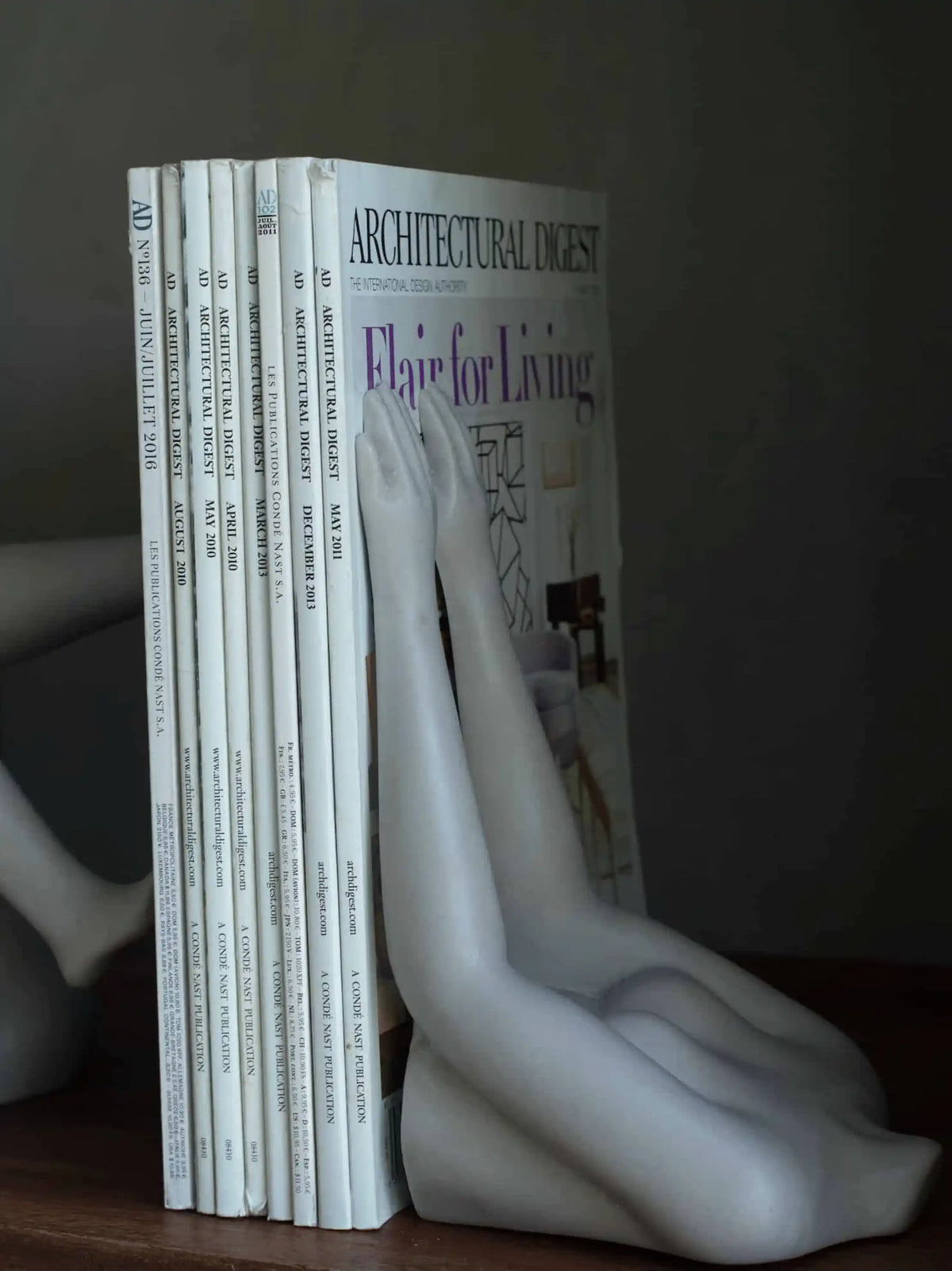 Stone Sculpture Bookends