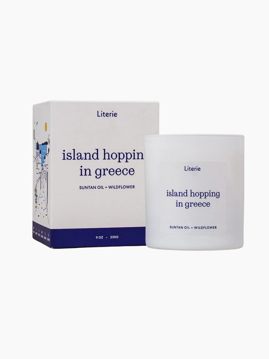 Island Hopping In Greece Candle