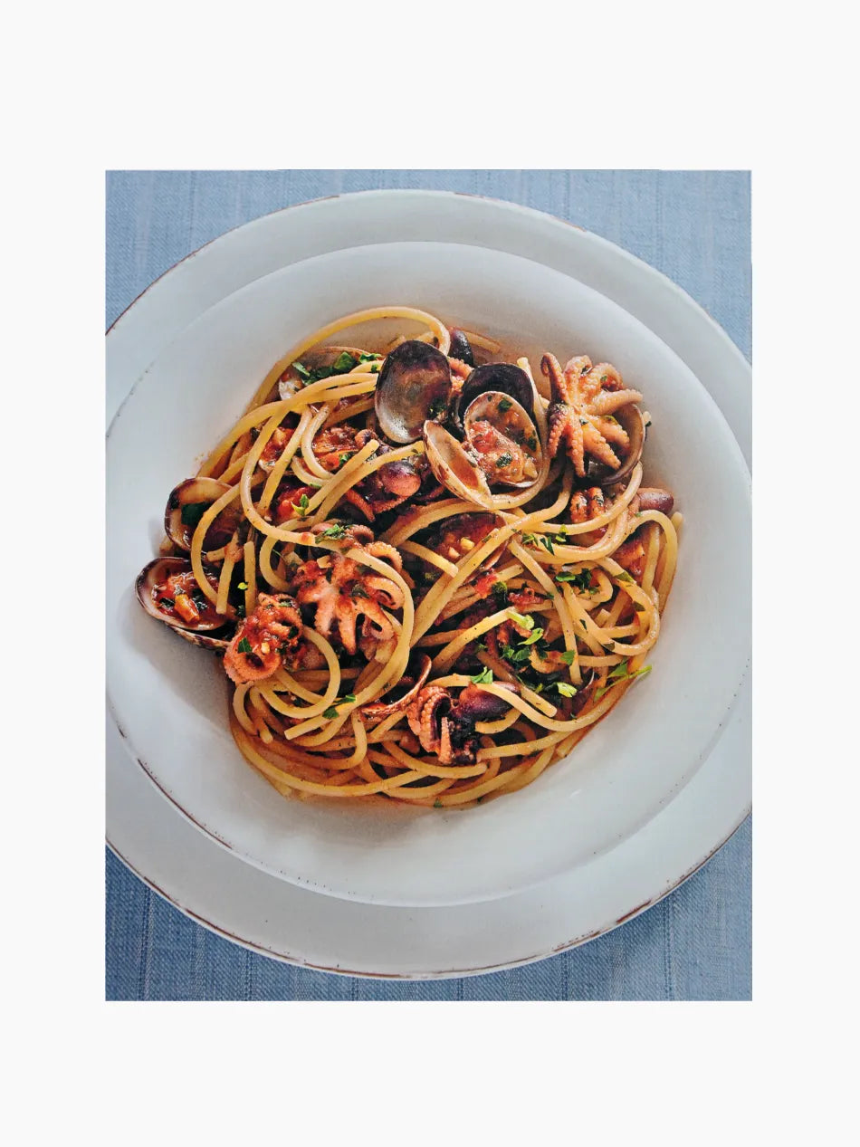 The Italian Cooking Book Stack | The Go-To