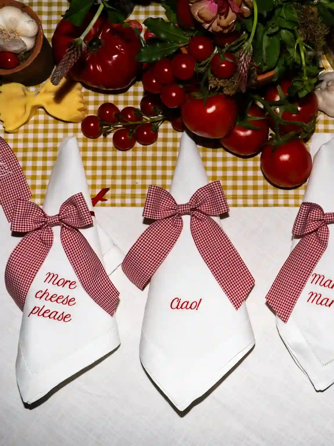 Italian Dinner Napkins Set of 4