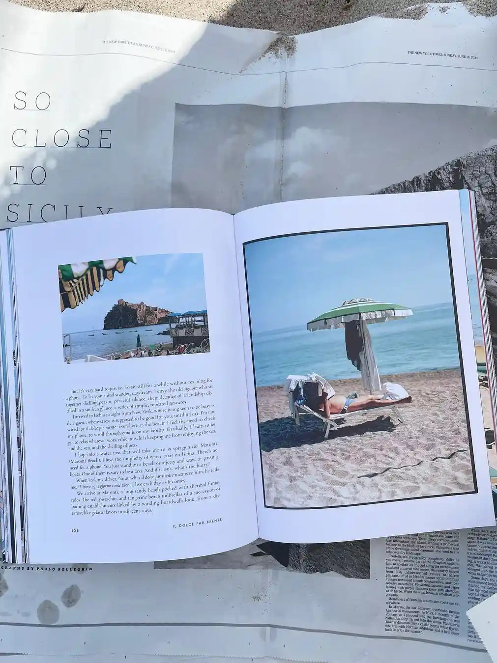 Italian Summer Coffee Table Book