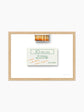 Card at JG Melon i Framed Art Print