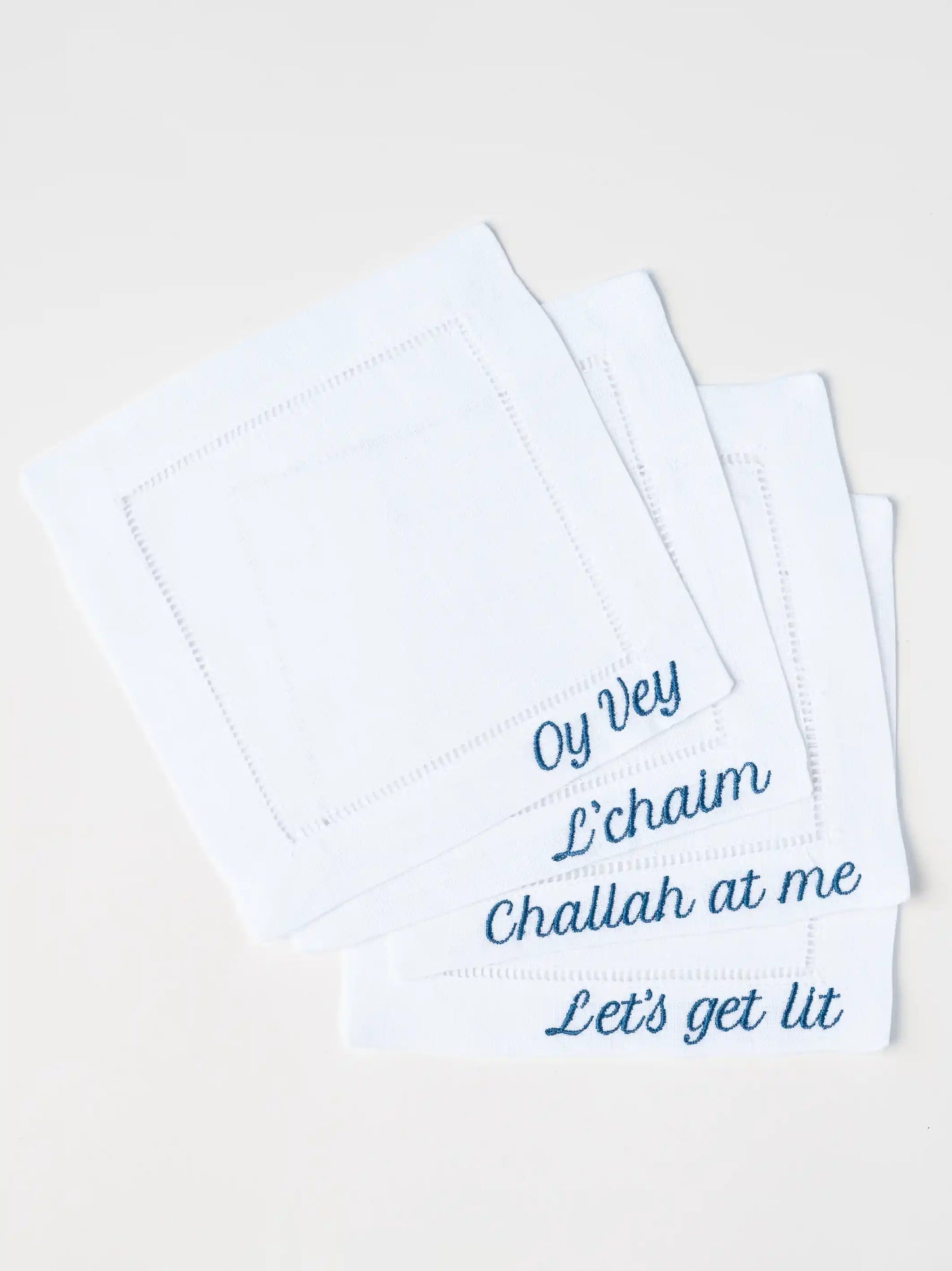 Jewish Cocktail Napkins Set of 4
