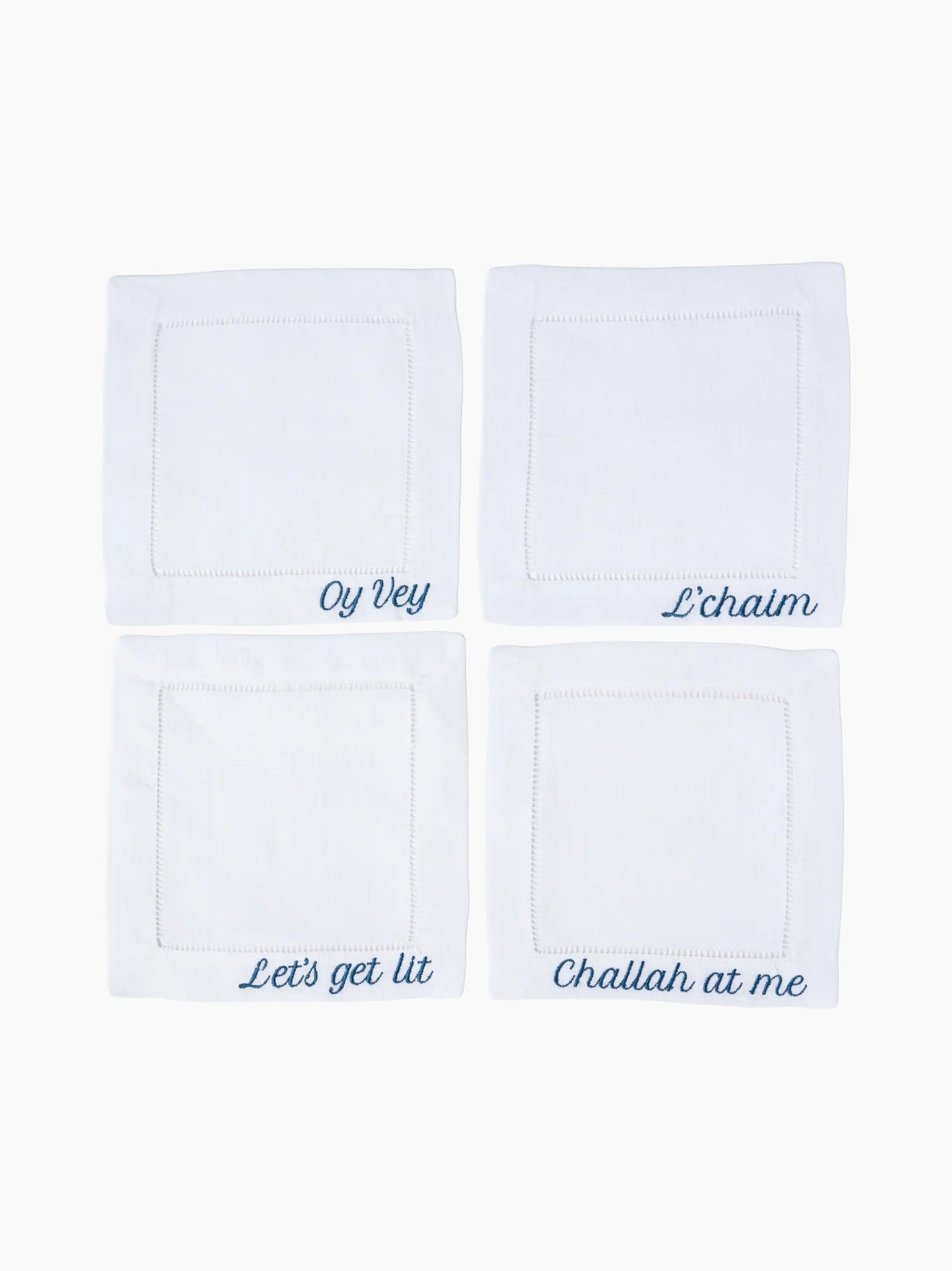 Jewish Cocktail Napkins Set of 4