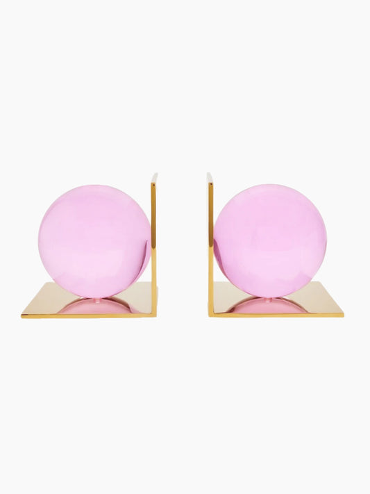 Pink Globo Bookends