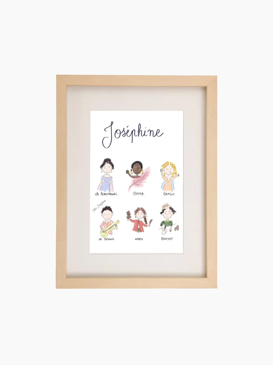 Joséphine Kids Art Print