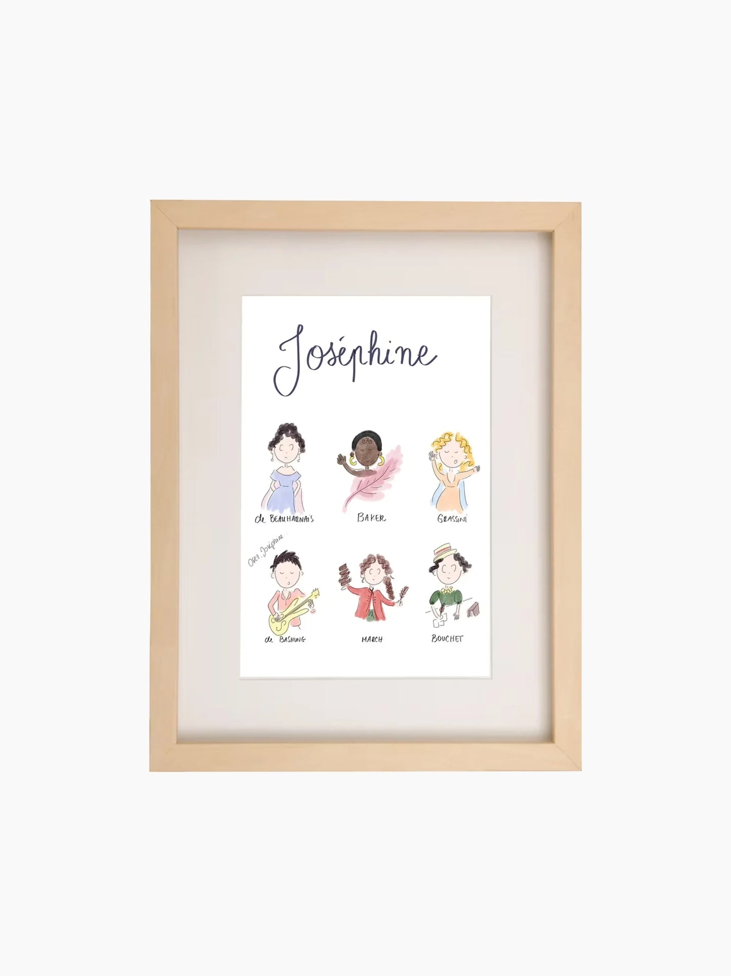 Joséphine Kids Art Print
