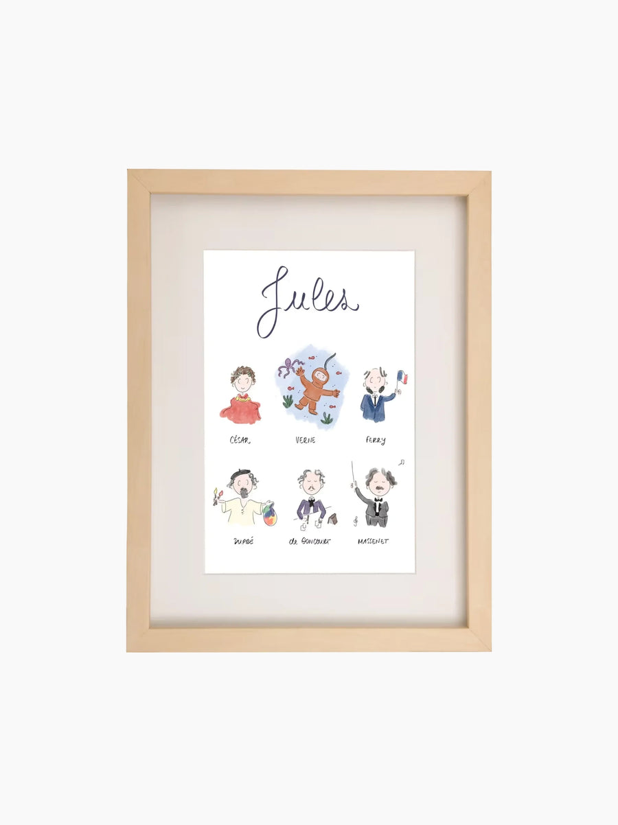 Jules Kids Art Print