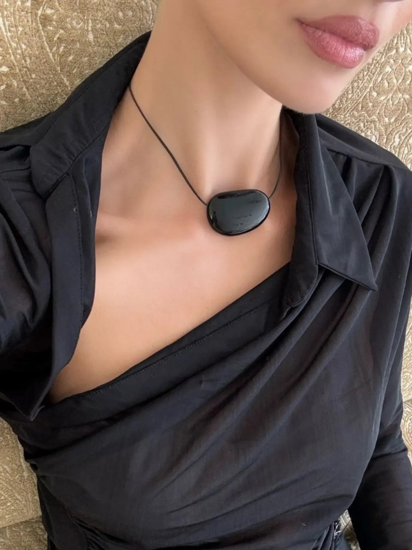 Julia Large Bead Necklace