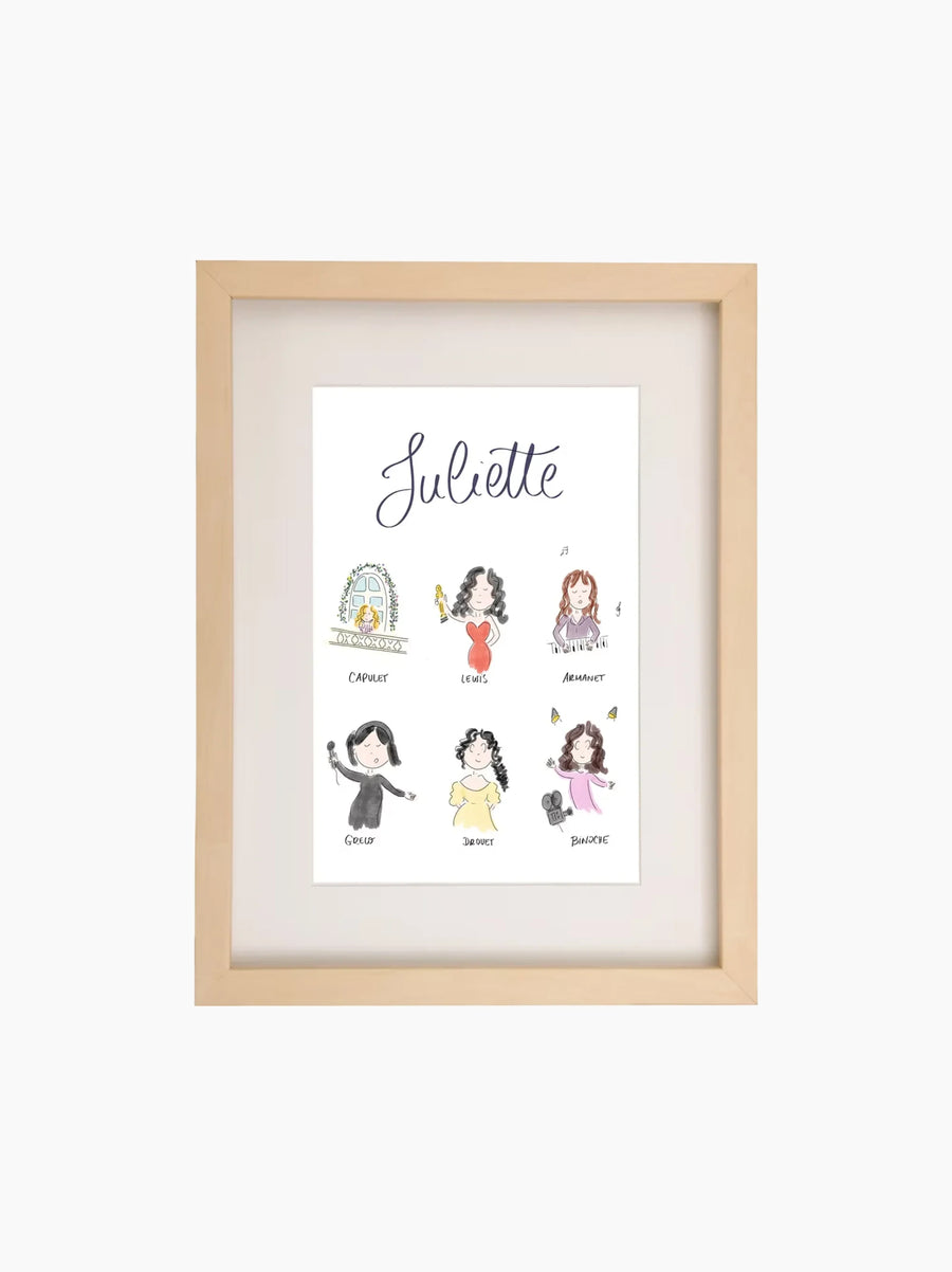 Juliette Kids Art Print