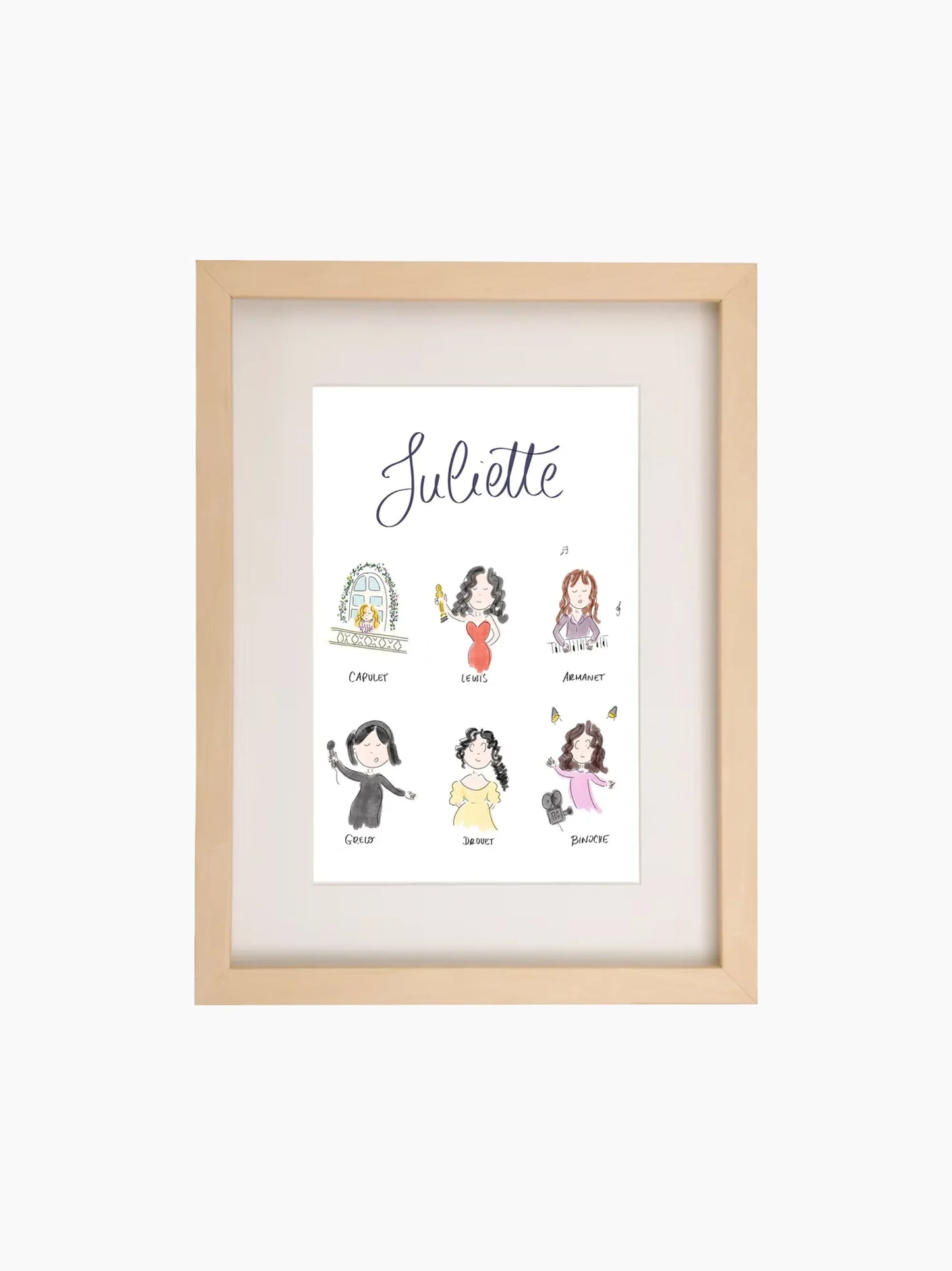 Juliette Kids Art Print