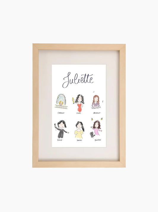 Juliette Kids Art Print