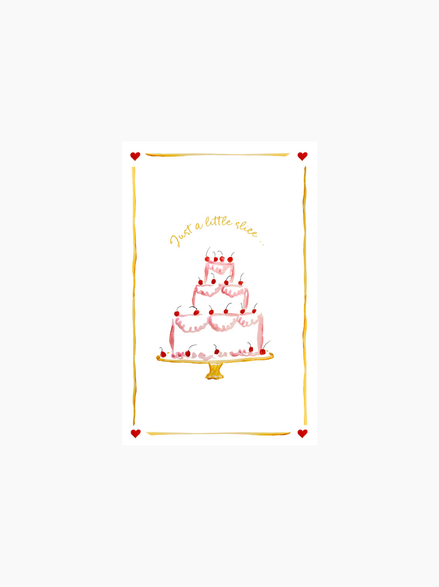 Just A Little Slice Tea Towel