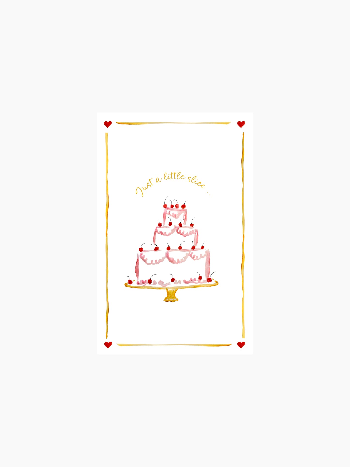 Just A Little Slice Tea Towel