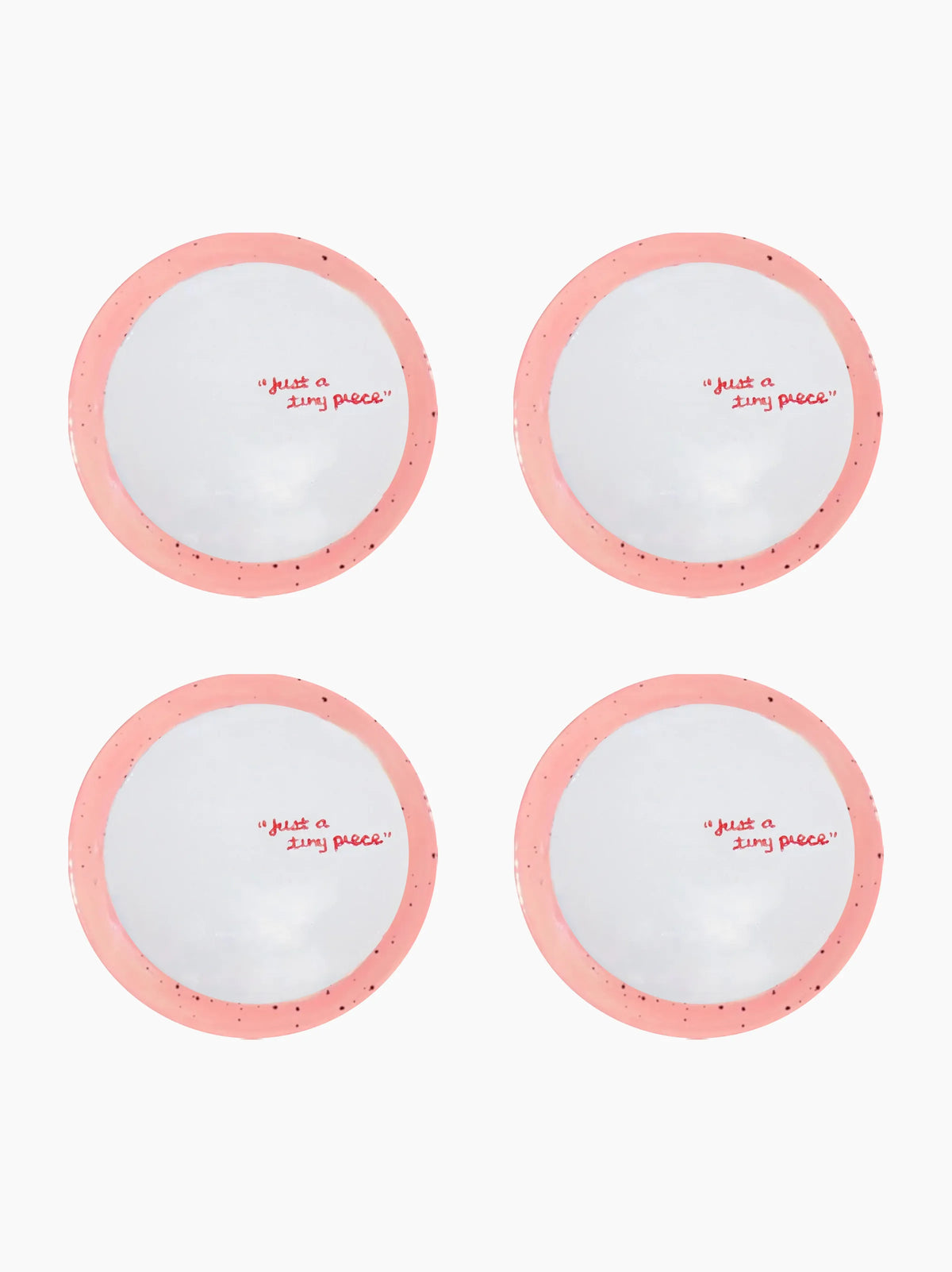 Tiny Piece Plates Set of 4