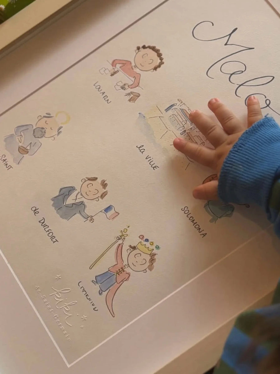 Jules Kids Art Print