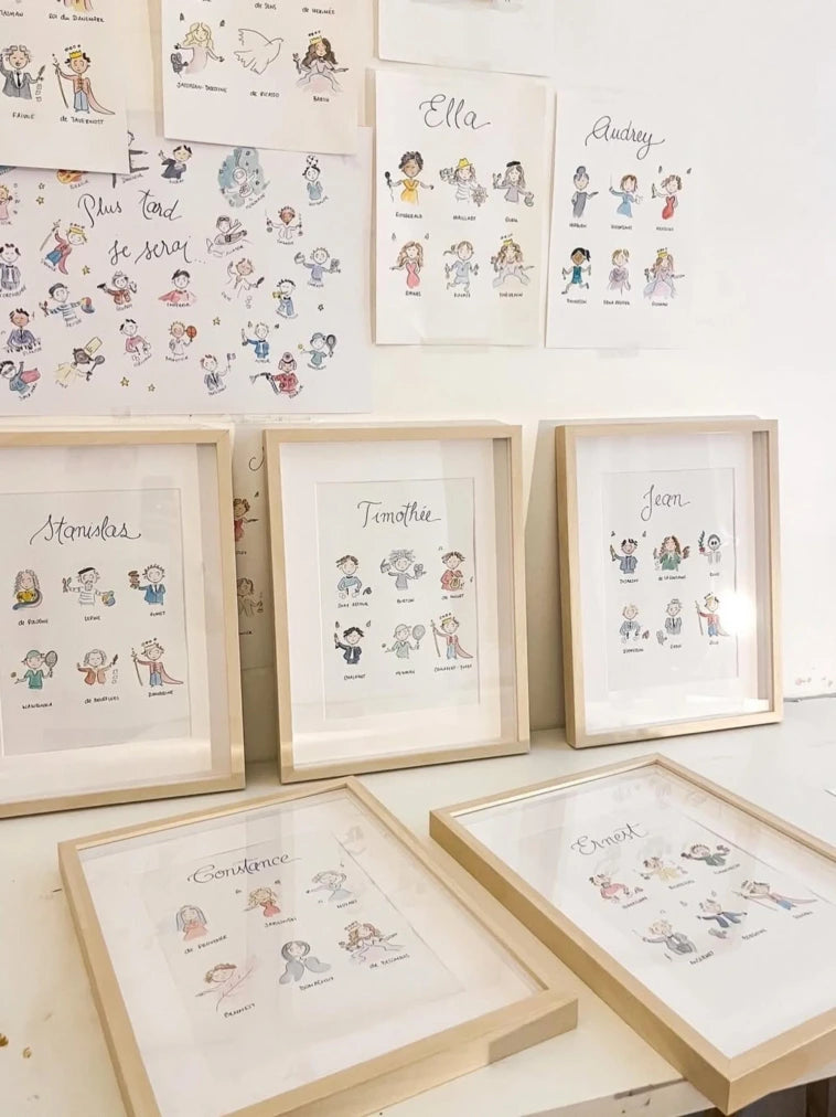 Joséphine Kids Art Print