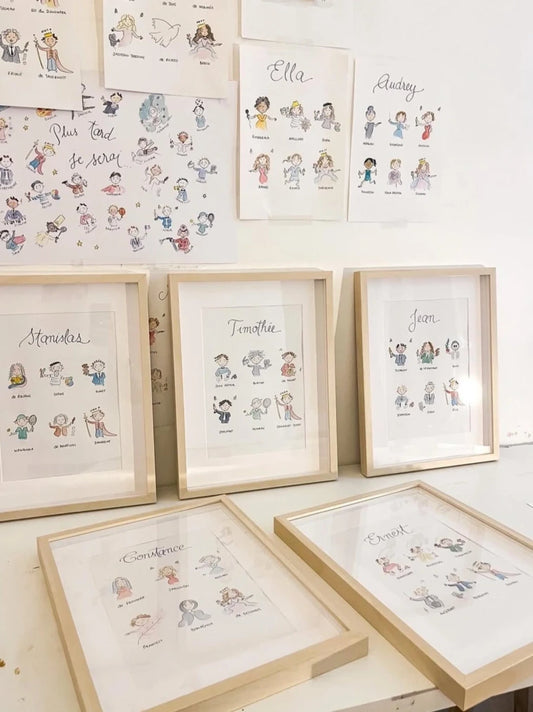 Anna Kids Art Print