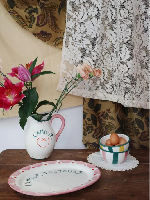 L’amour Toujours Oval Platter