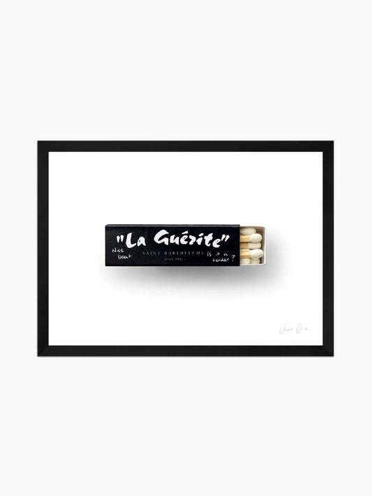 Matchbox at La Guerite Art Print