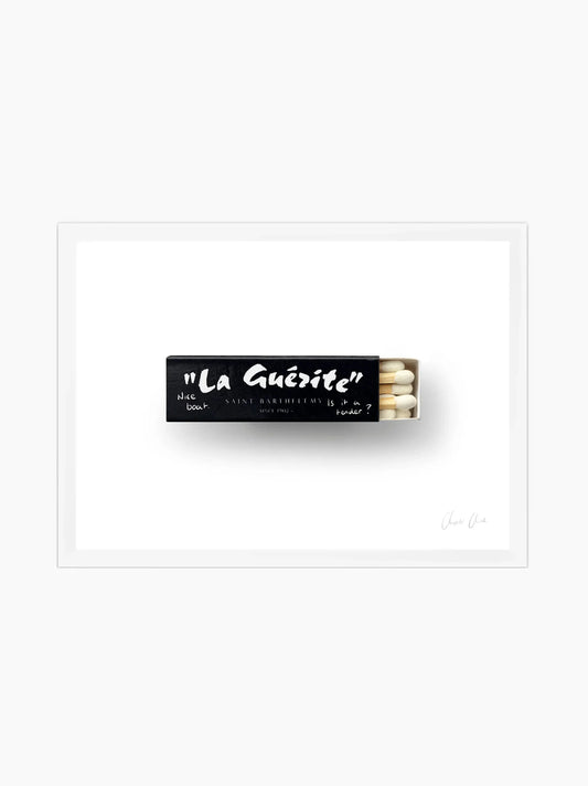 Matchbox at La Guerite Art Print