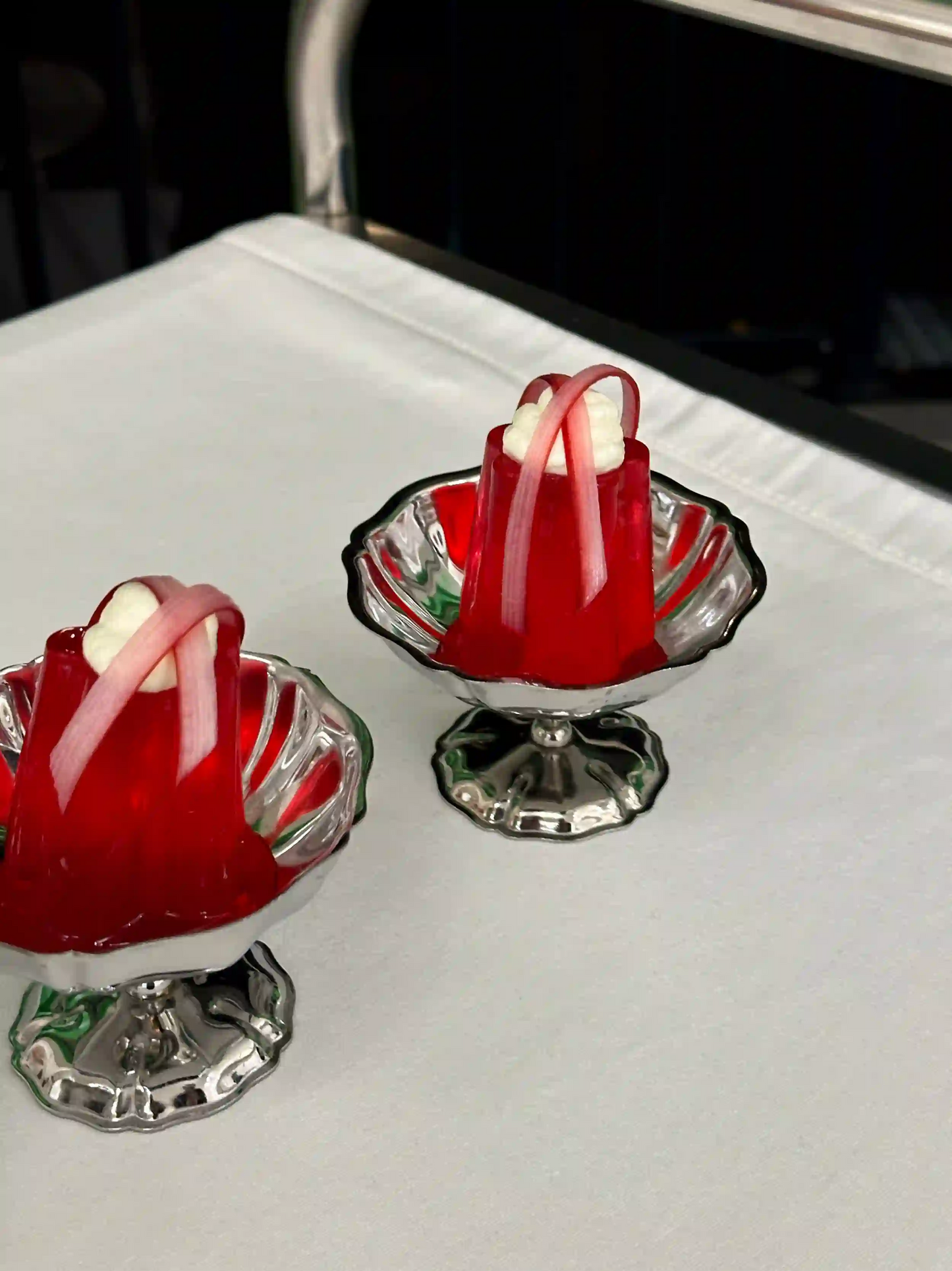 Low Silver Coupes Set of 2